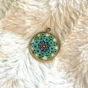Murano Glass Millefiori Pendant